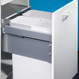 Pull-out waste bin and recycling units