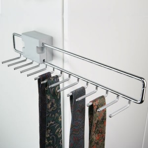 Wardrobe tie rack